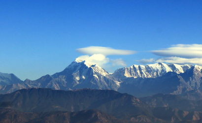 Panoramic view of Himalayas from Kausani